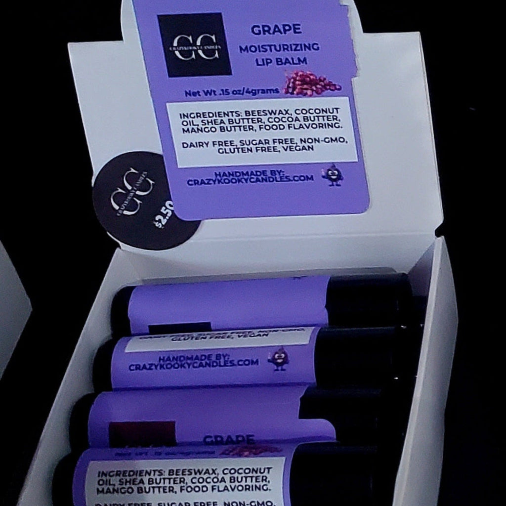 GRAPE, Lip Balm, 0.15oz