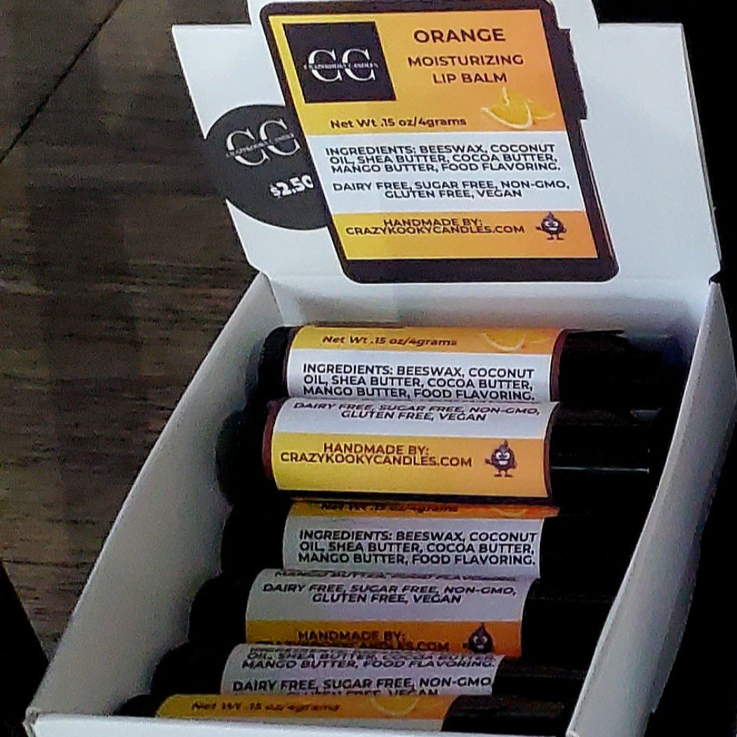 ORANGE, Lip Balm, 0.15oz