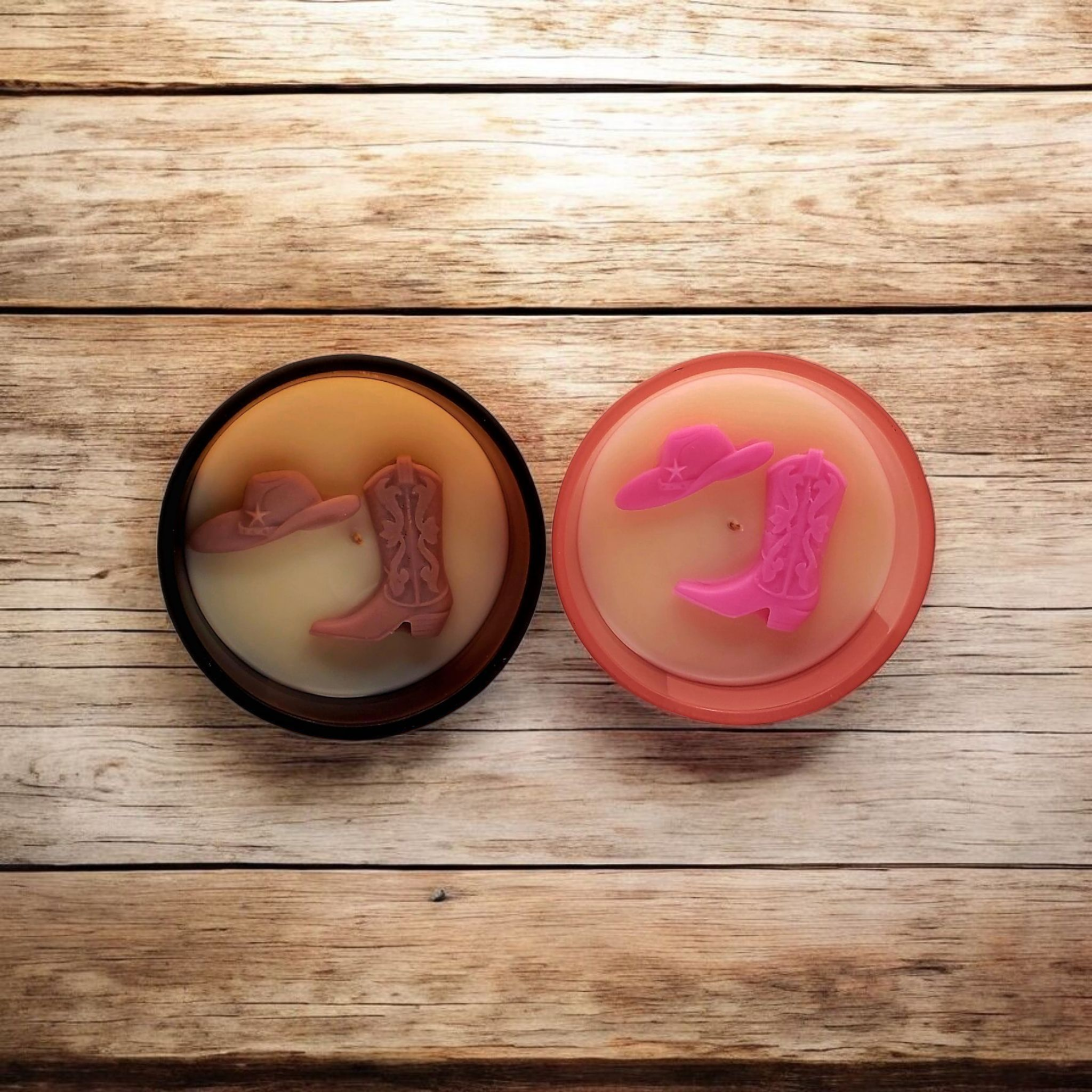 COWBOY & COWGIRL - Funny Candle, Scented Coconut Soy Candle, 6oz