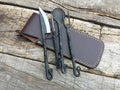 Hand forged antique medieval cutlery set