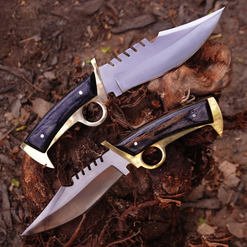 Walking Dead Knife Daryl Finger Guard Knife With Brass