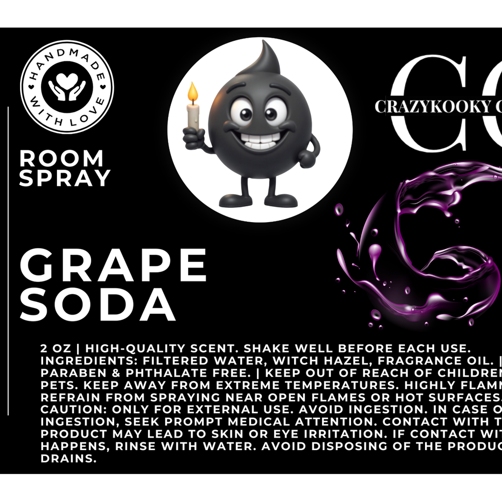 GRAPE SODA - Room Spray, 2oz