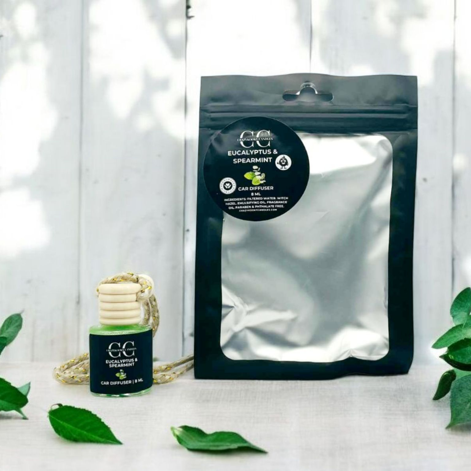 EUCALYPTUS & SPEARMINT  - Car Diffuser, 8ml