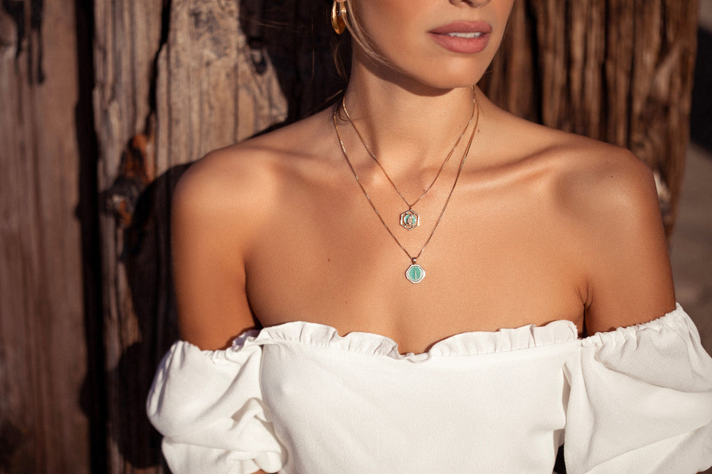 Seafoam Sofia Pendant Necklace