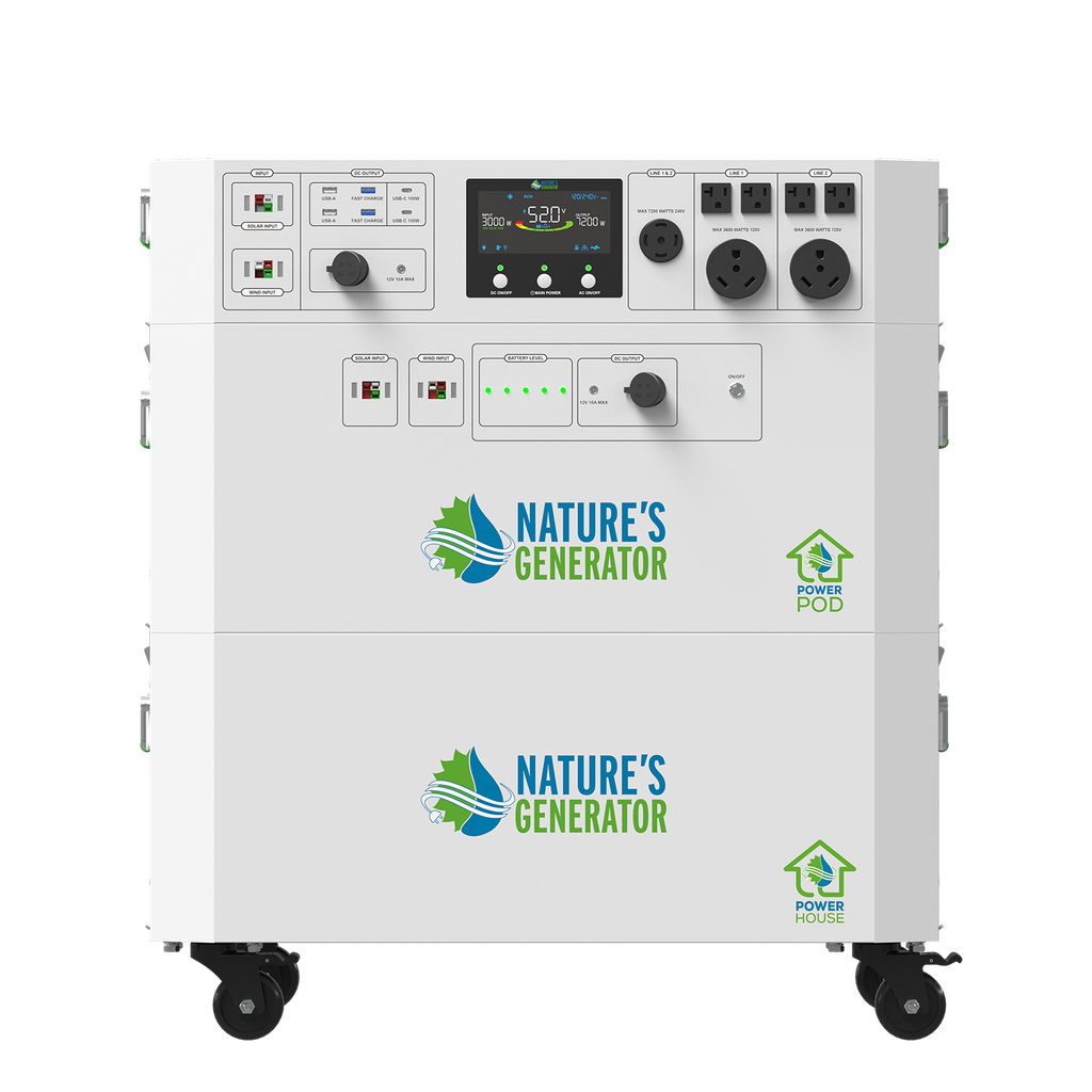 Powerhouse V2 Solar Generator and Transfer Switch