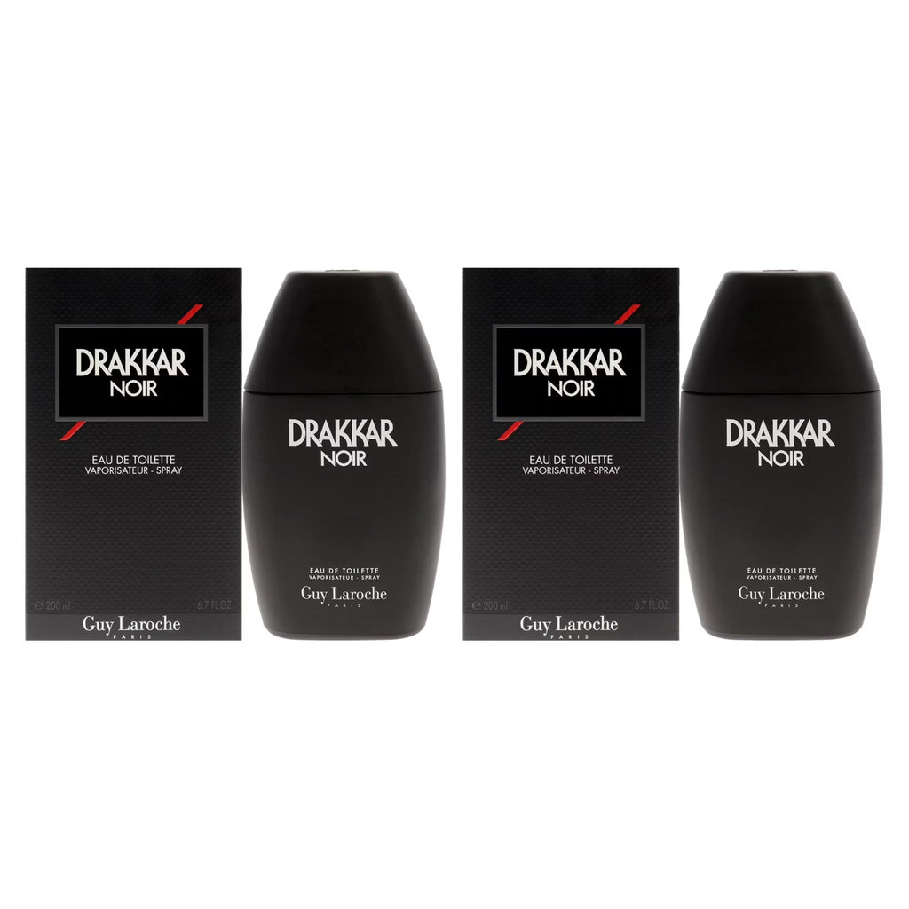 Drakkar Noir by Guy Laroche Eau De Toilette Spray 3.4 oz (2-Pack)