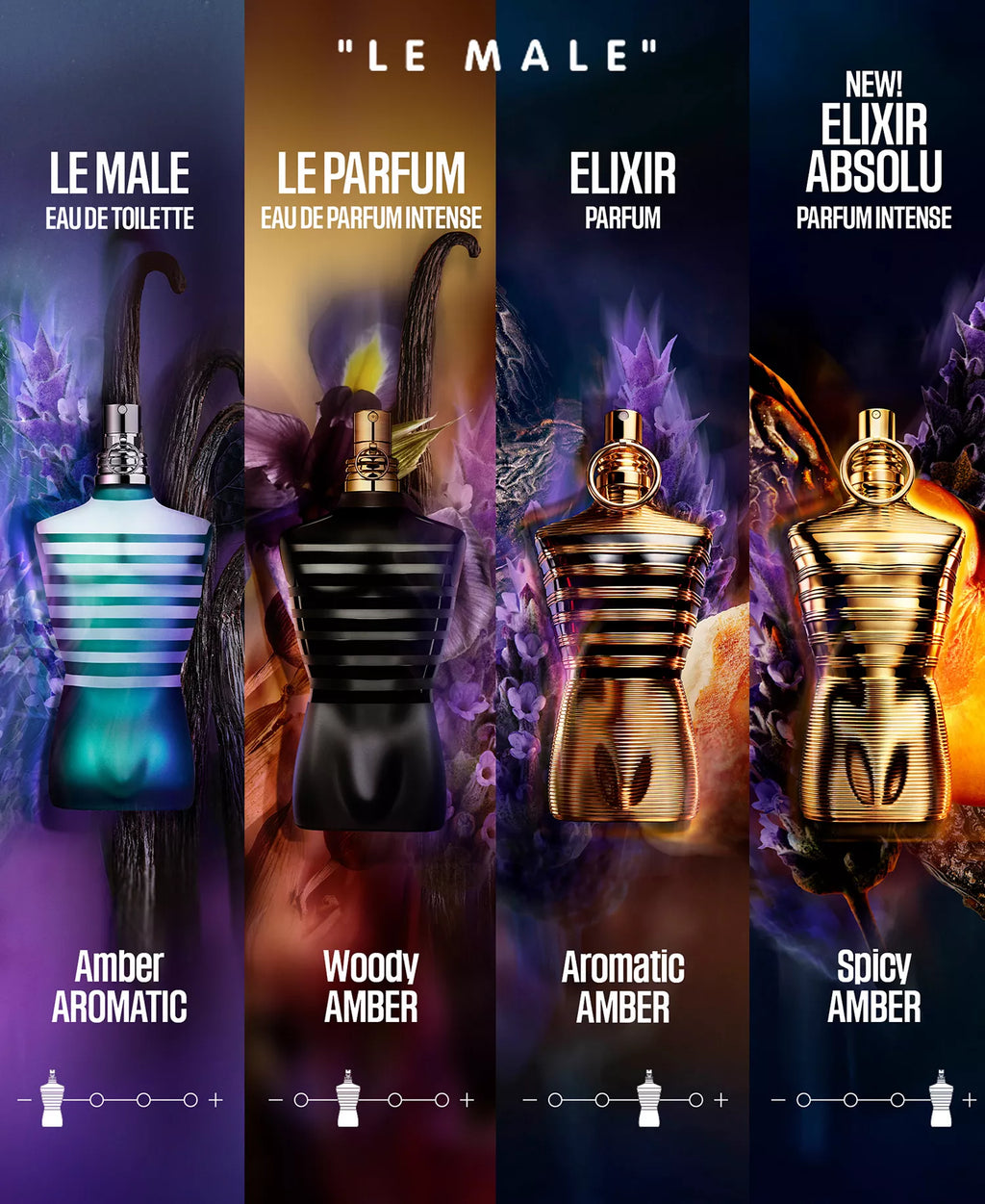 Jean Paul Gaultier Men's Le Male Le Parfum Eau de Parfum Spray 2.5 oz.