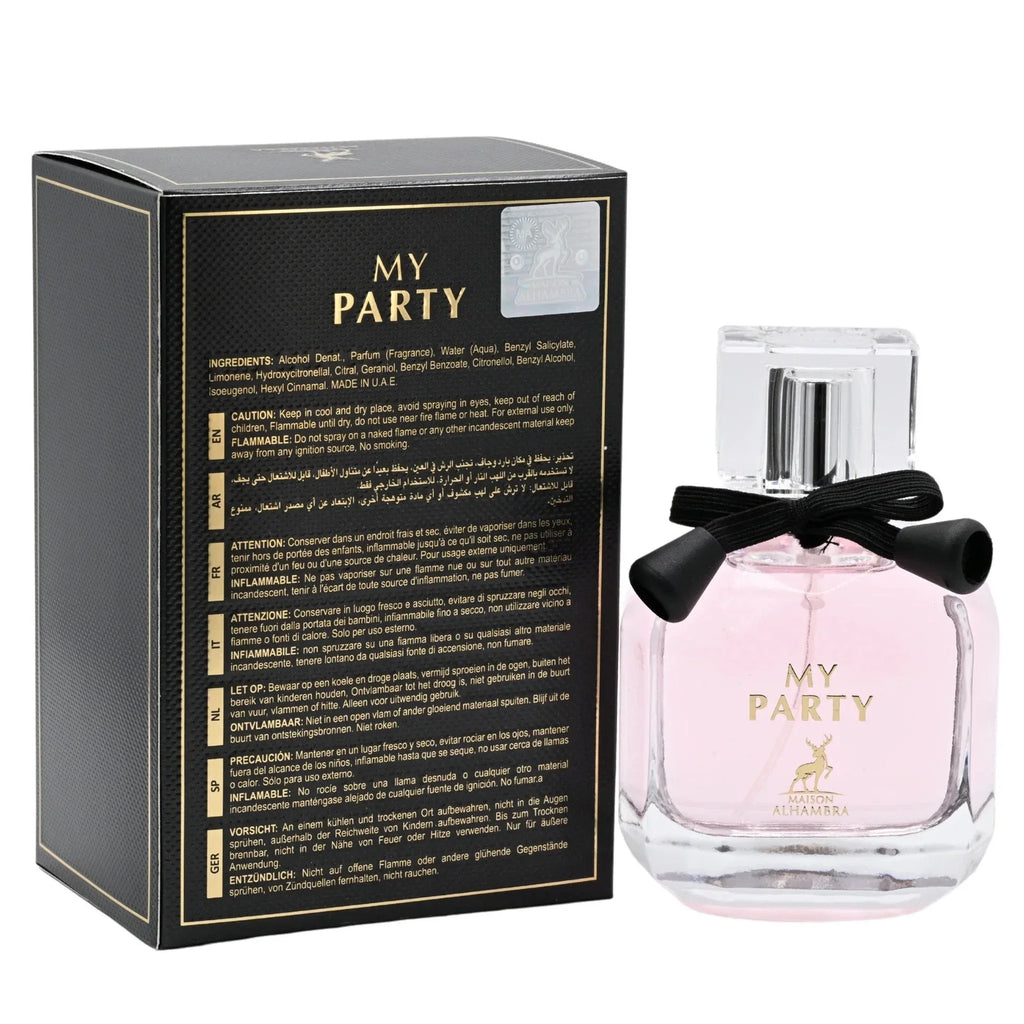 My Party by Maison Alhambra Perfume For Women EDP 3.4 oz